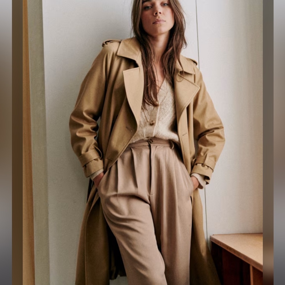 SEZANE SCOTT TRENCH COAT - Picture 2 of 4